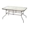 Flash Furniture Tory 31.5in. x 55in. Bronze Rectangular Tempered Glass Metal Table w/Umbrella Hole TLH-089-BZ-GG - alternate 8